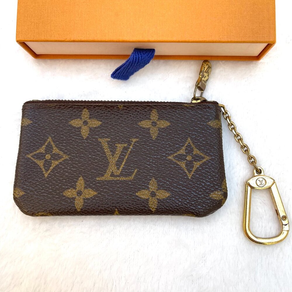 Louis Vuitton Monogram Pochette Clé ЕР3007 Coin & Key Case Z zgriffin58 - Picture 2 of 12
